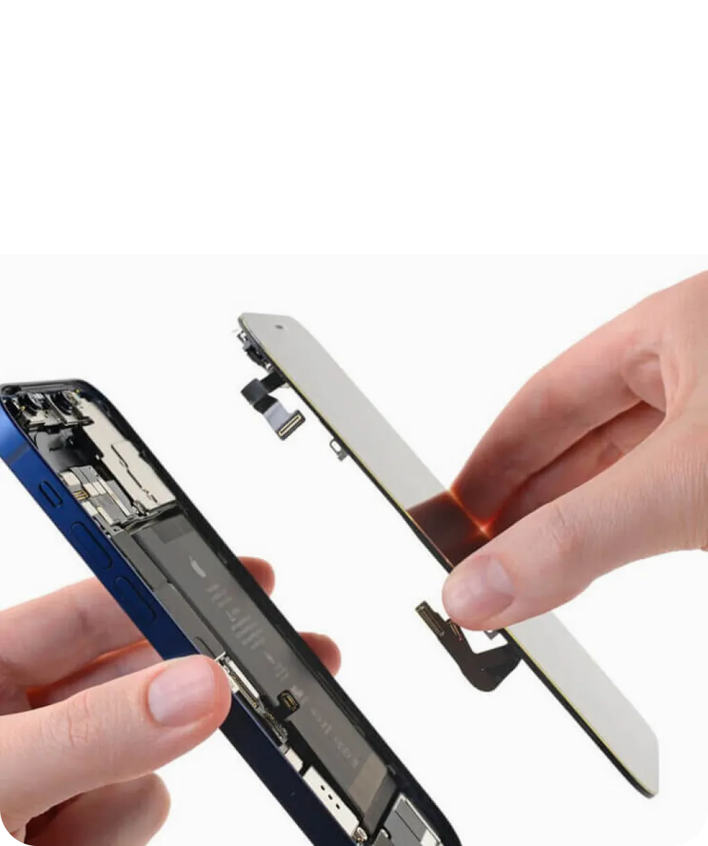 Проклейка рамки дисплея iPhone