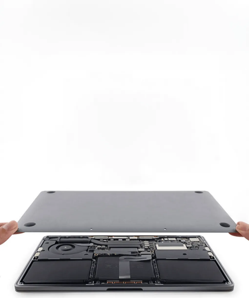 Замена нижней крышки MacBook